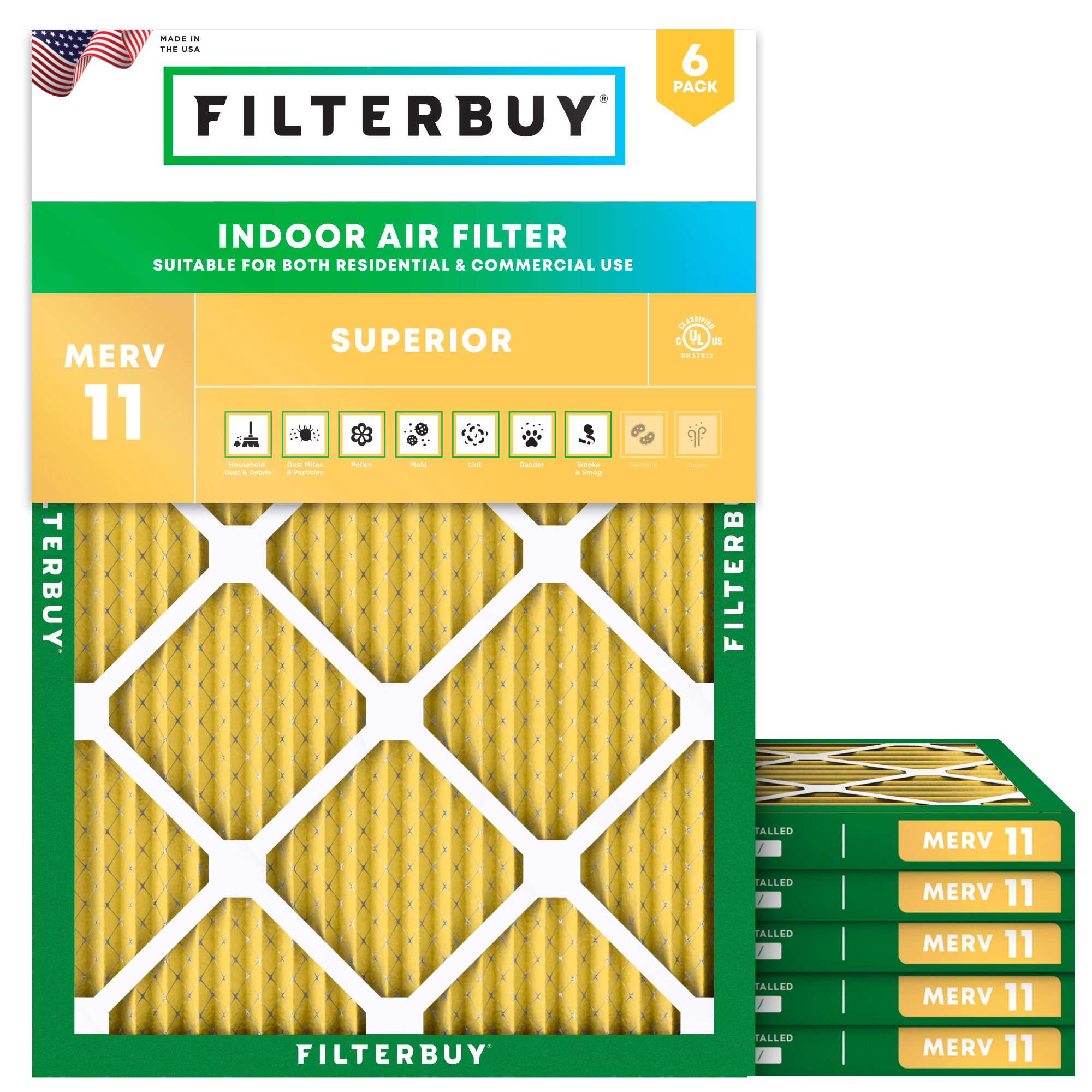メルメルページ Best 17x20x1 Furnace & HVAC Air Conditioner Filters